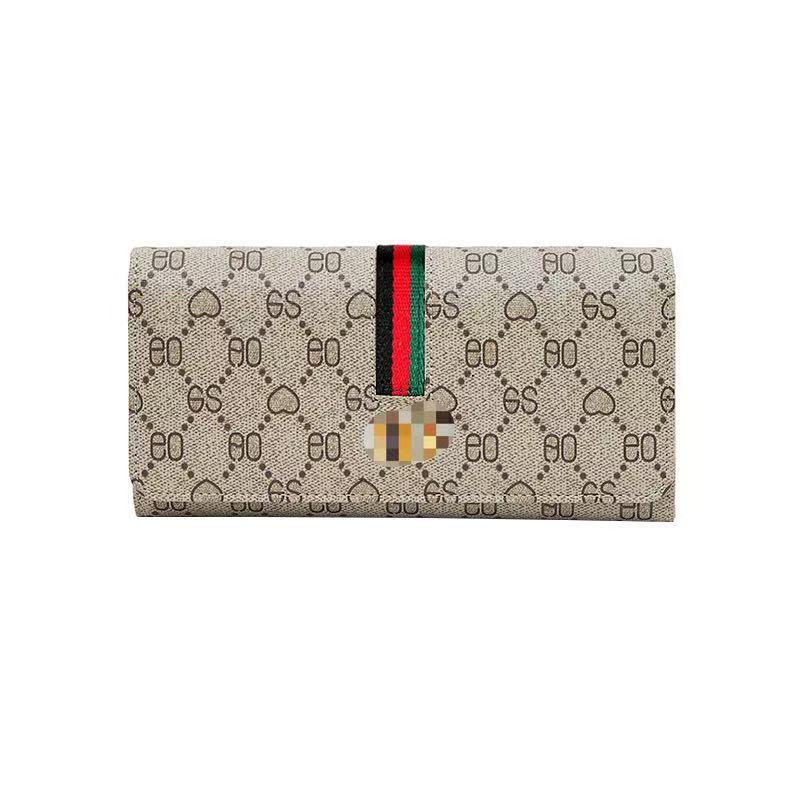 Long Wallet for WomenNew Fashion Simple Foldableing Multi-Functional Hand Wallet Card Holder Two-In-One Wallet