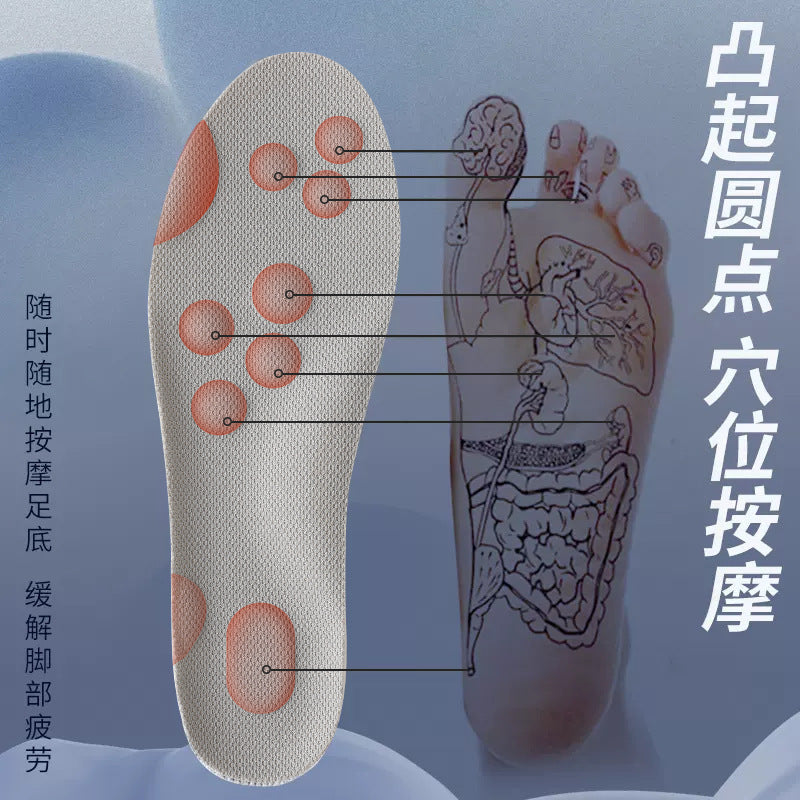 4D Memory Foam Insoles – Shock Absorption & Arch Support for Men & Women