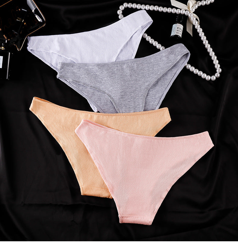 🌸 Culotte en coton pour femme – Taille basse, douce et respirante