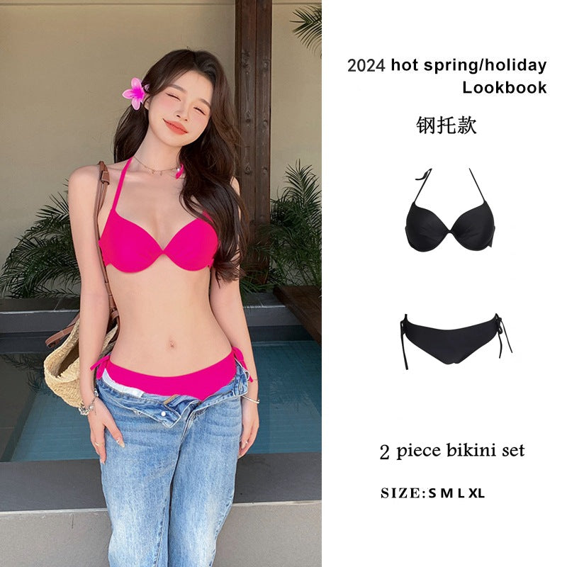 Elegant Women’s Push-Up Bikini Set | Summer Beach Swimwear