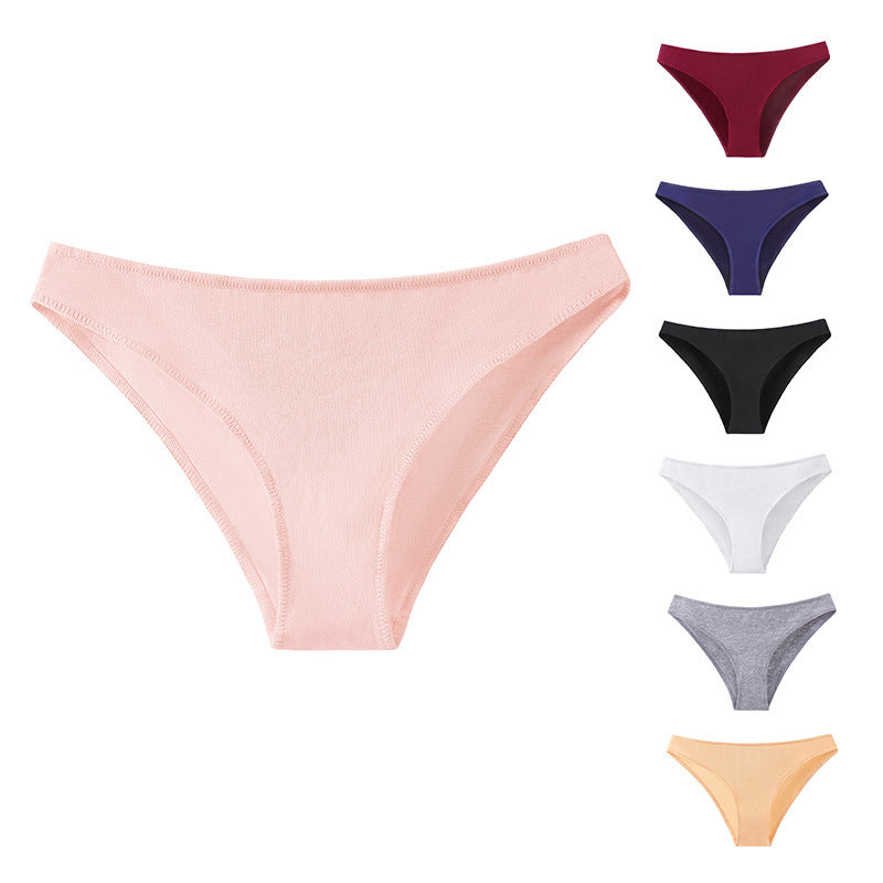 🌸 Culotte en coton pour femme – Taille basse, douce et respirante