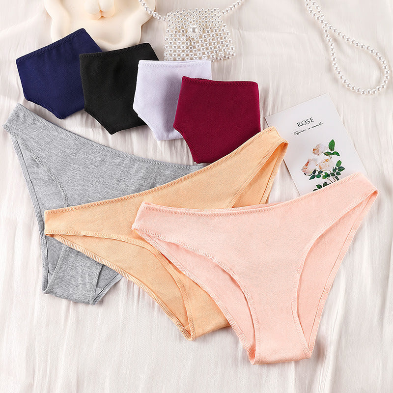 🌸 Culotte en coton pour femme – Taille basse, douce et respirante